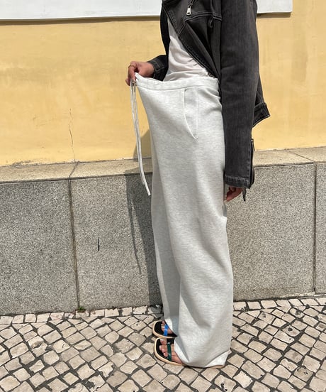 seam design easy pants / 2color　hm1301