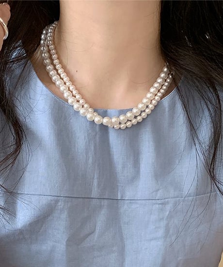 elegant pearl necklace　hm2121