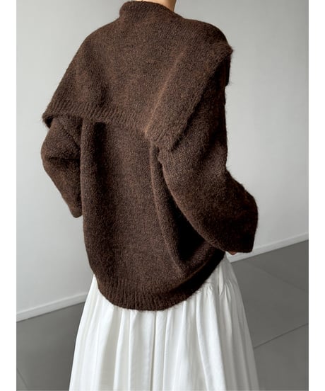 layered look knit top / 3color　hm2718