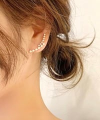 small pearl ear cuff / 2color　hm1563