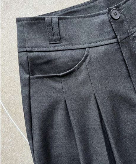 draped wide pants / 2color　hm2050