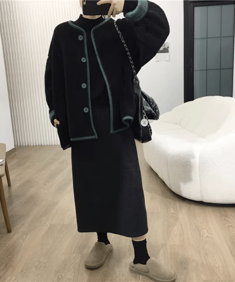 reversible boa blouson / 3color　hm2715