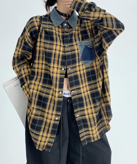 remake style shirt / 2color　hm1939