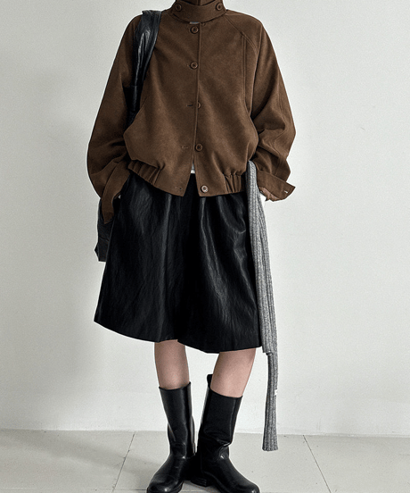 stand collar blouson / 2color　hm2739