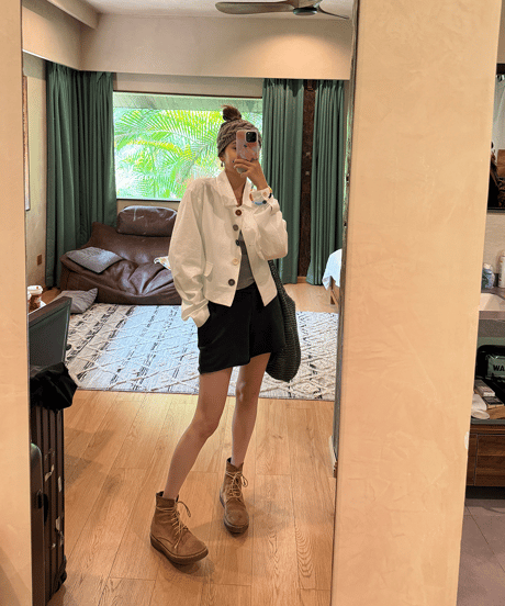 mix button jacket / 2color　hm1448