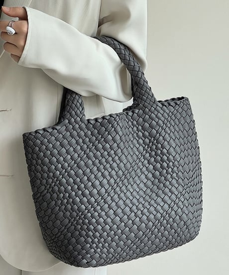 braided big tote bag / 9color　hm1926