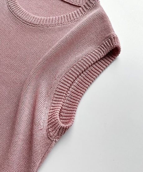 sleeveless knit top / 6color　hm2248