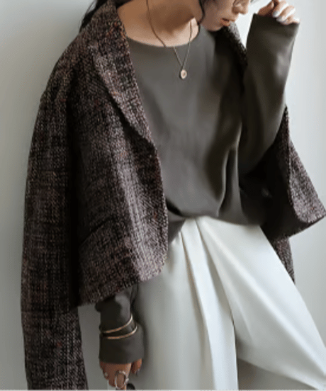 boat neck pullover / 5color　hm2638