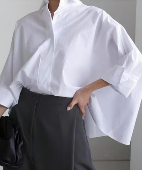 box sleeve cape shirt　hm2533