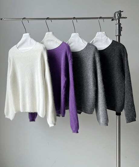 soft knit top / 4color　hm2763