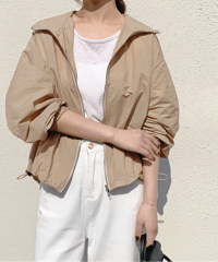 light zip blouson / 3color　hm2845