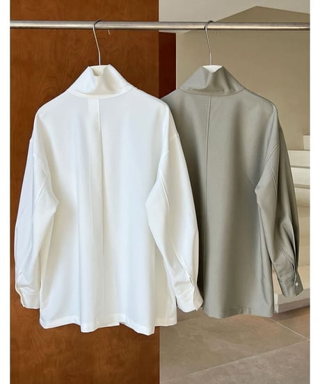 stand neck shirt / 3color　hm2015