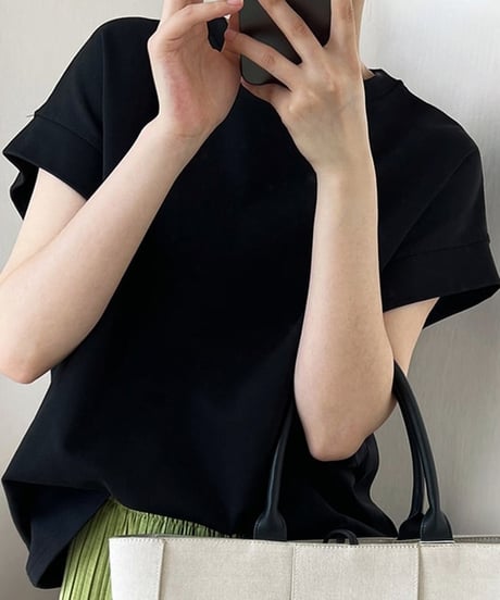 french sleeve t-shirt / 3color　hm2245