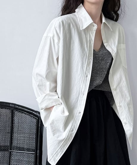 boyfriend loose shirt / 2color　hm2013