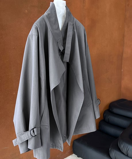 asymmetrical jacket / 2color　hm2057