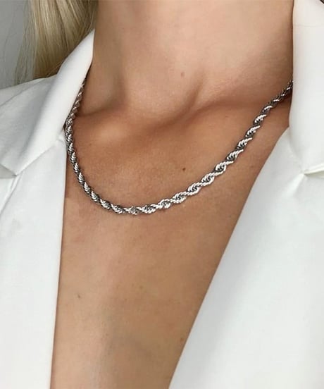rope chain necklace / 3color　hm2137