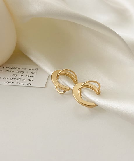 circle cross pierce / 3color　hm1566
