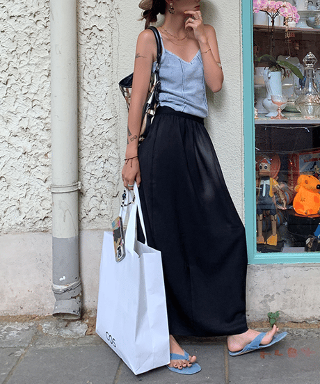seamline v-neck camisole / 2color　hm1541