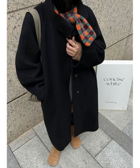 【wool100%】wool long coat / 2color　hm1785