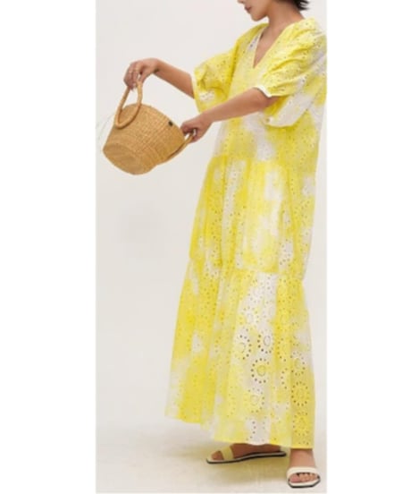 embroidered summer dress　hm2447