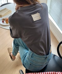 《即納》back tag t-shirt / 4color　hm1522