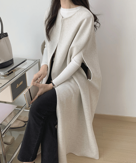 elegant cape coat / 3color　hm2591