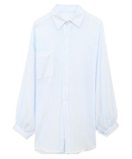 striped sheer shirt / 3color　hm2889