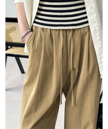 relaxed chino wide pants / 3color　hm2076