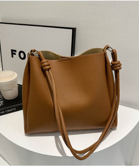 knot handle bucket bag / 4color　hm2835