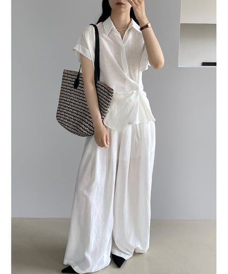 volume wide pants / 2color　hm2285