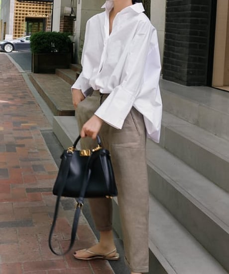 loose silhouette shirt　hm1581