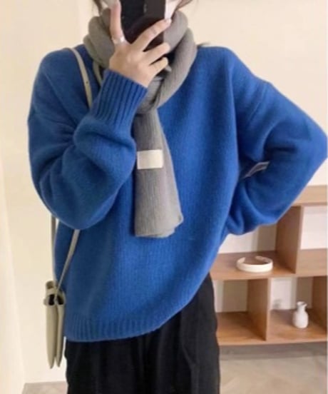 soft color sweater / 6color　hm2524