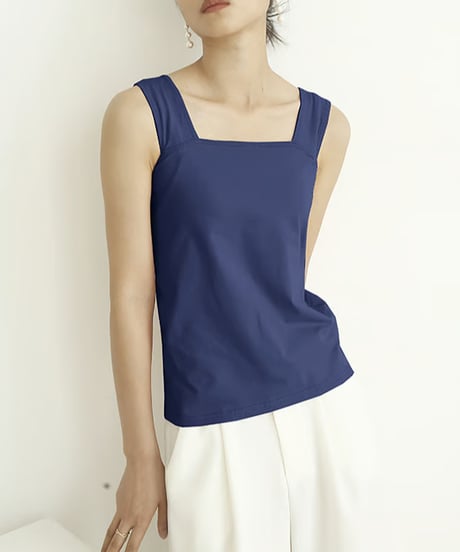 square neck tank / 11color　hm2951