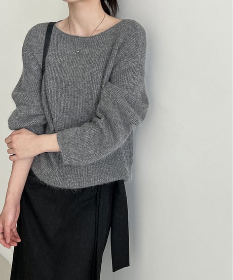 soft knit top / 4color　hm2763