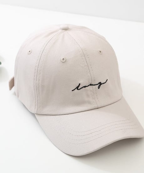 embroidered cap / 4color　hm2134
