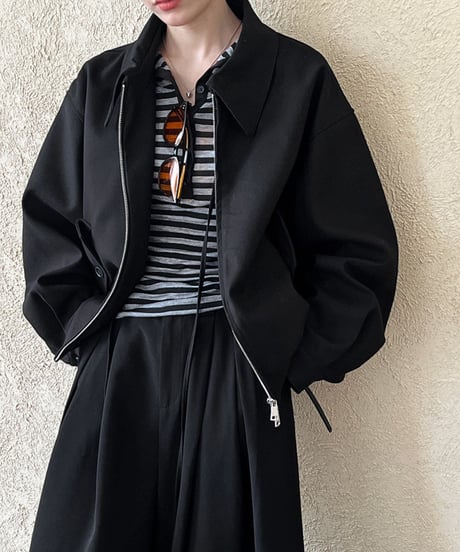 retro casual blouson / 2color　hm1652