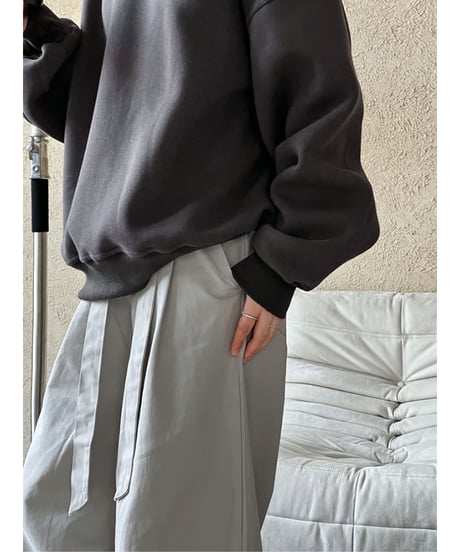 belted wide-leg pants / 2color　hm2074