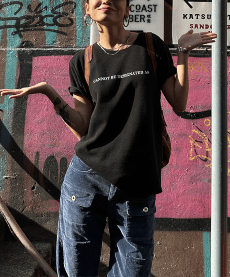 letter print t-shirt / 2color　hm1250