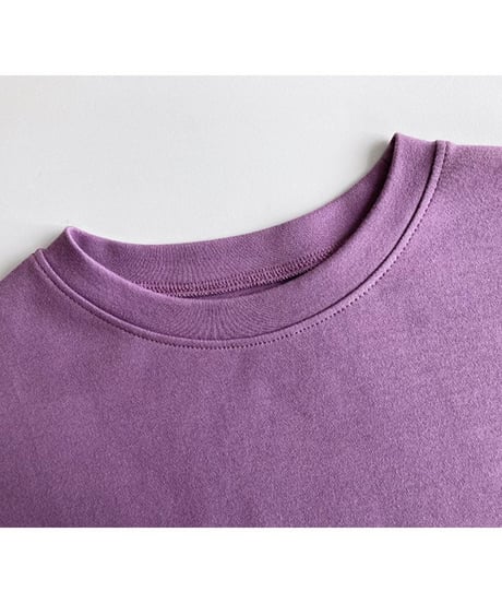french sleeve t-shirt / 3color　hm2245
