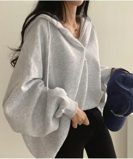 hoodie sweat top  / 3color　hm2639