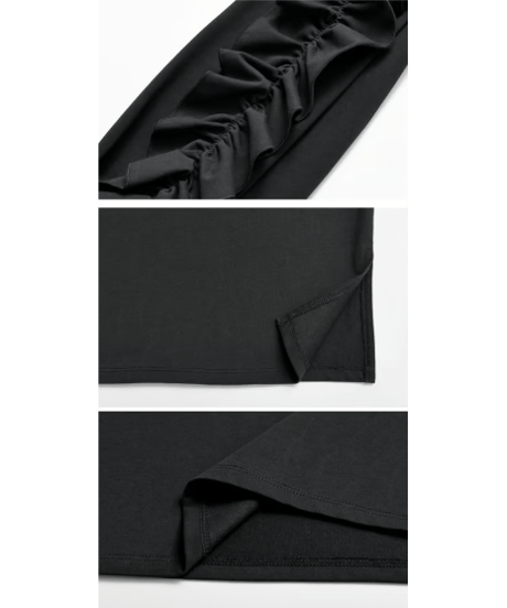 ruffle sleeve pullover / 2color　hm2658