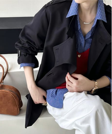 classic trench coat / 3color　hm2072