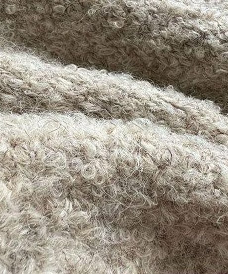textured knit vest / 4color　hm2675