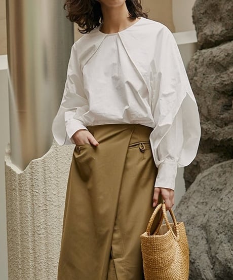 cotton petal blouse / 4color　hm1438
