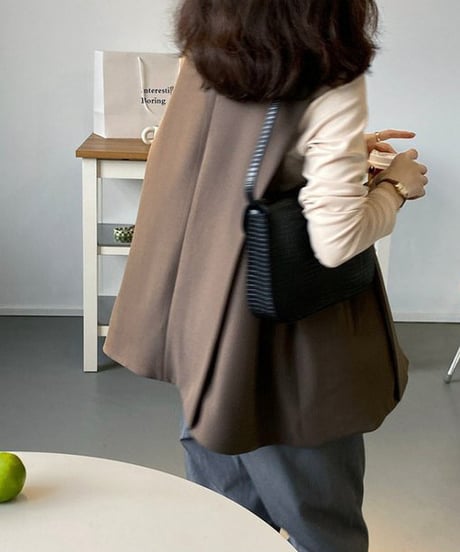 side tuck gilet / 2color　hm1440