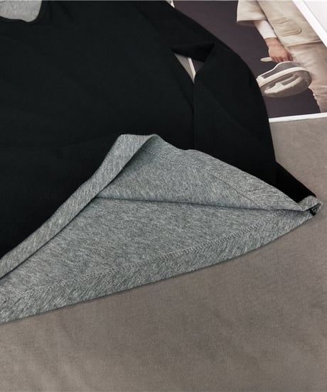 v-neck long-sleeved top　hm1003