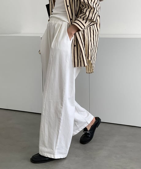 relax fit cotton pants　hm2372