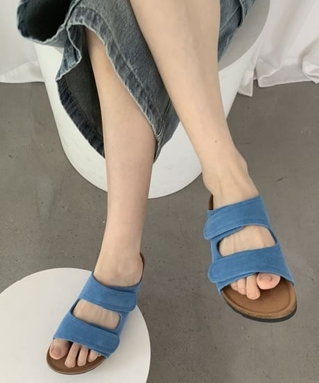 double belt sandal / 5color　hm2267