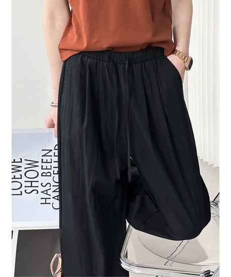 relaxed chino wide pants / 3color　hm2076