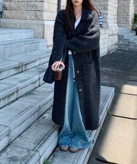 loose long knit cardigan　hm1883